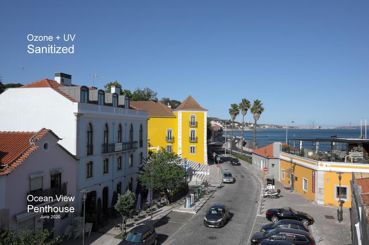 Ocean View Penthouse Apartman Paço de Arcos Kültér fotó